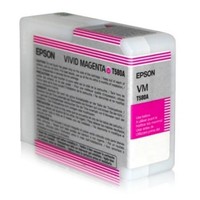Epson C13T580A00 T580A Tintenpatrone Magenta Vivid, Inhalt 80 Ml FüR Stylus