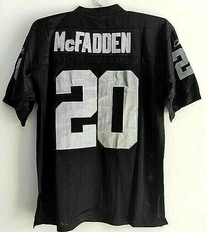 2012-14 OAKLAND RAIDERS McFADDEN #20 NIKE GAME JERSEY (HOME) Y - Classic  American Sports