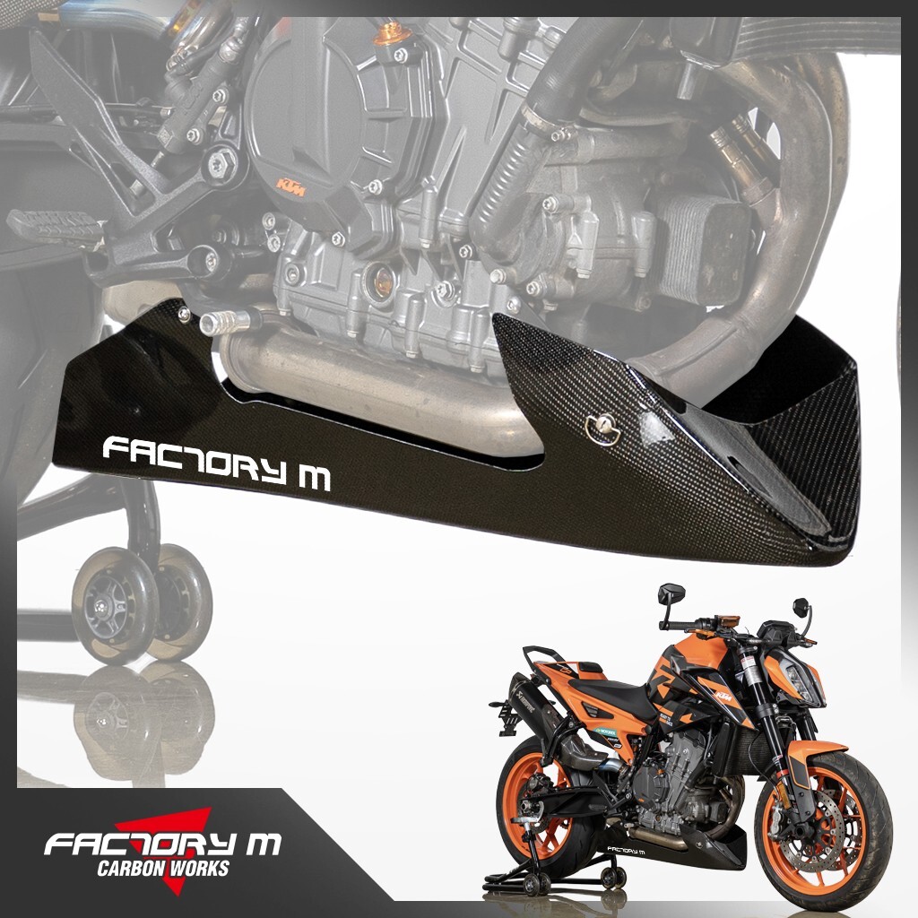 FACTORY M] KTM 790, 890 DUKE Carbon Fiber BELLY PAN (For Normal