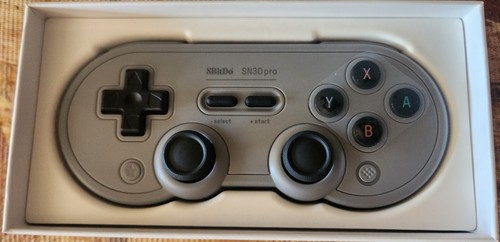 8BitDo (80DJ) SN30 Pro Bluetooth Gamepad Controller, Hall Effect Joystick Gray - Picture 2 of 4