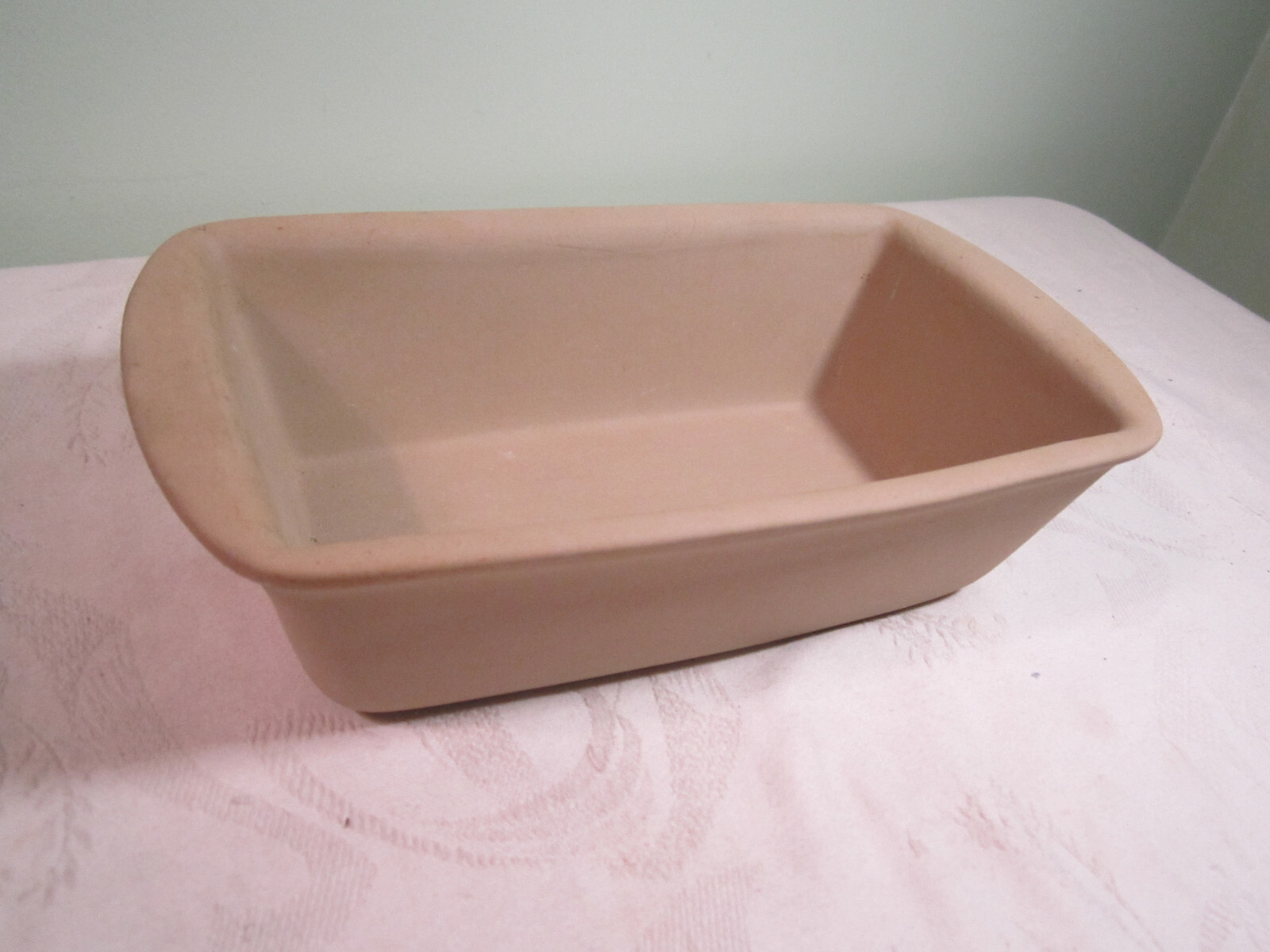 Pampered Chef Stoneware Bread Loaf Pan USA Family Heritage