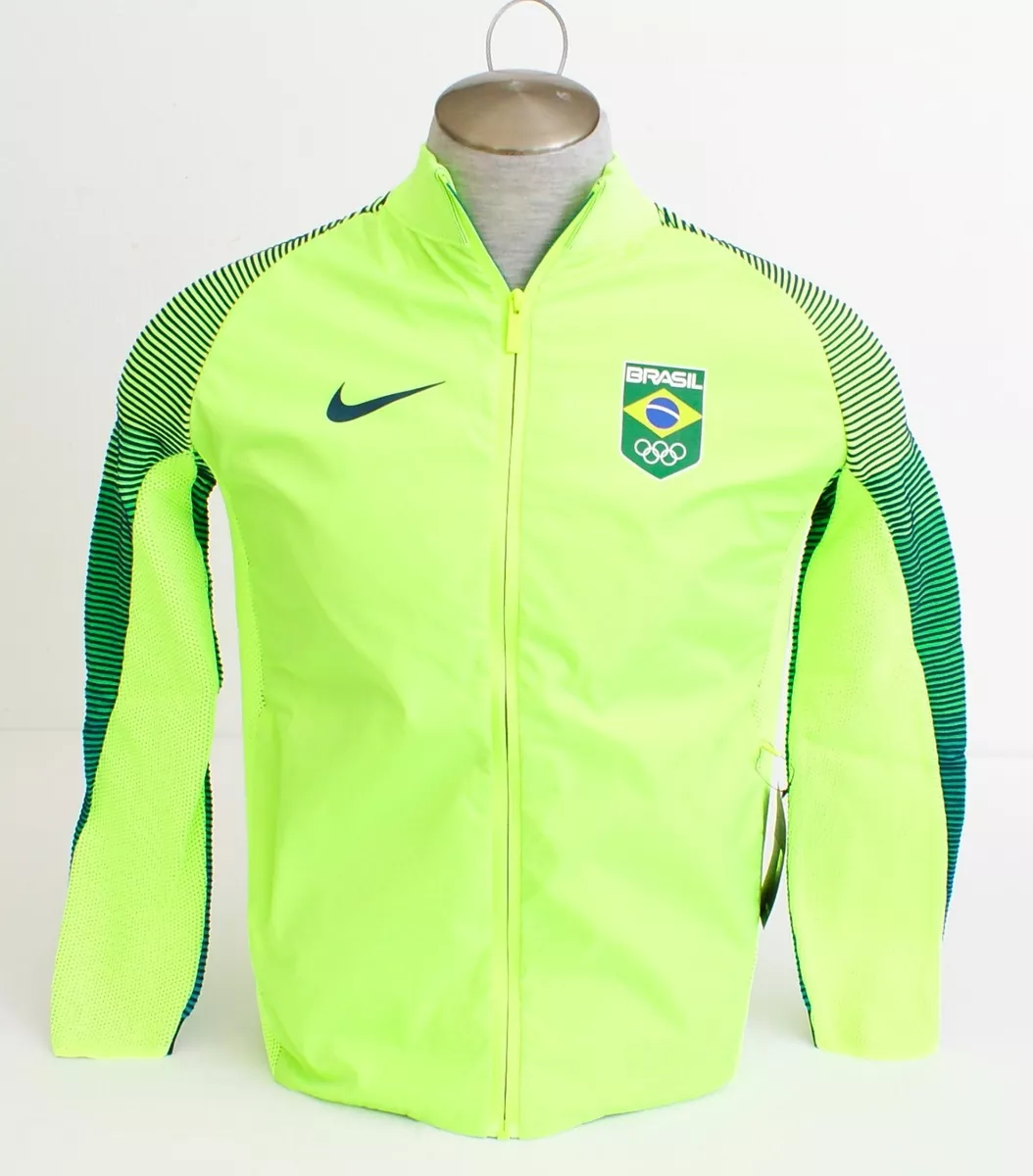 Nike NikeLab Volt Dynamic Reveal Team Brazil Rio Olympics 2016 Jacket Men's  NWT