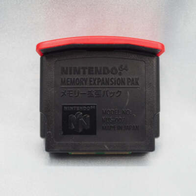 Nintendo 64 MEMORY EXPANSION PAK NUS-007 Official N64 OEM Original Tested Red