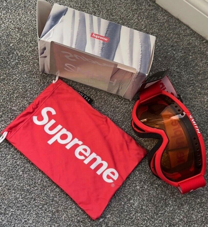 FW15 Supreme x Smith Cariboo Otg Ski Google Red goggles FW15 Supreme x Smith Cariboo Otg Ski Google Red goggles