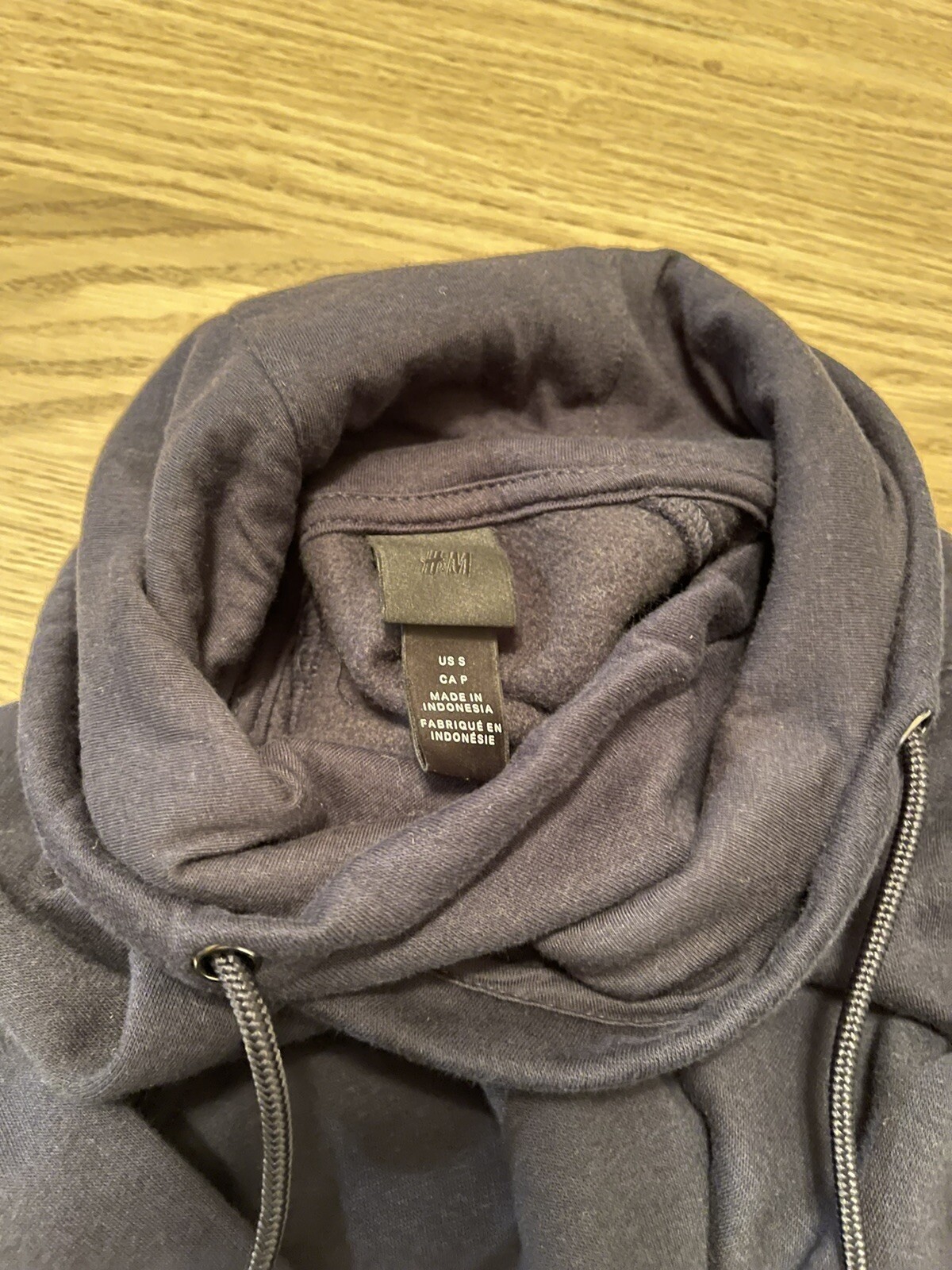 H\u0026M Tube Neck Hoodless Hoodie Black 
