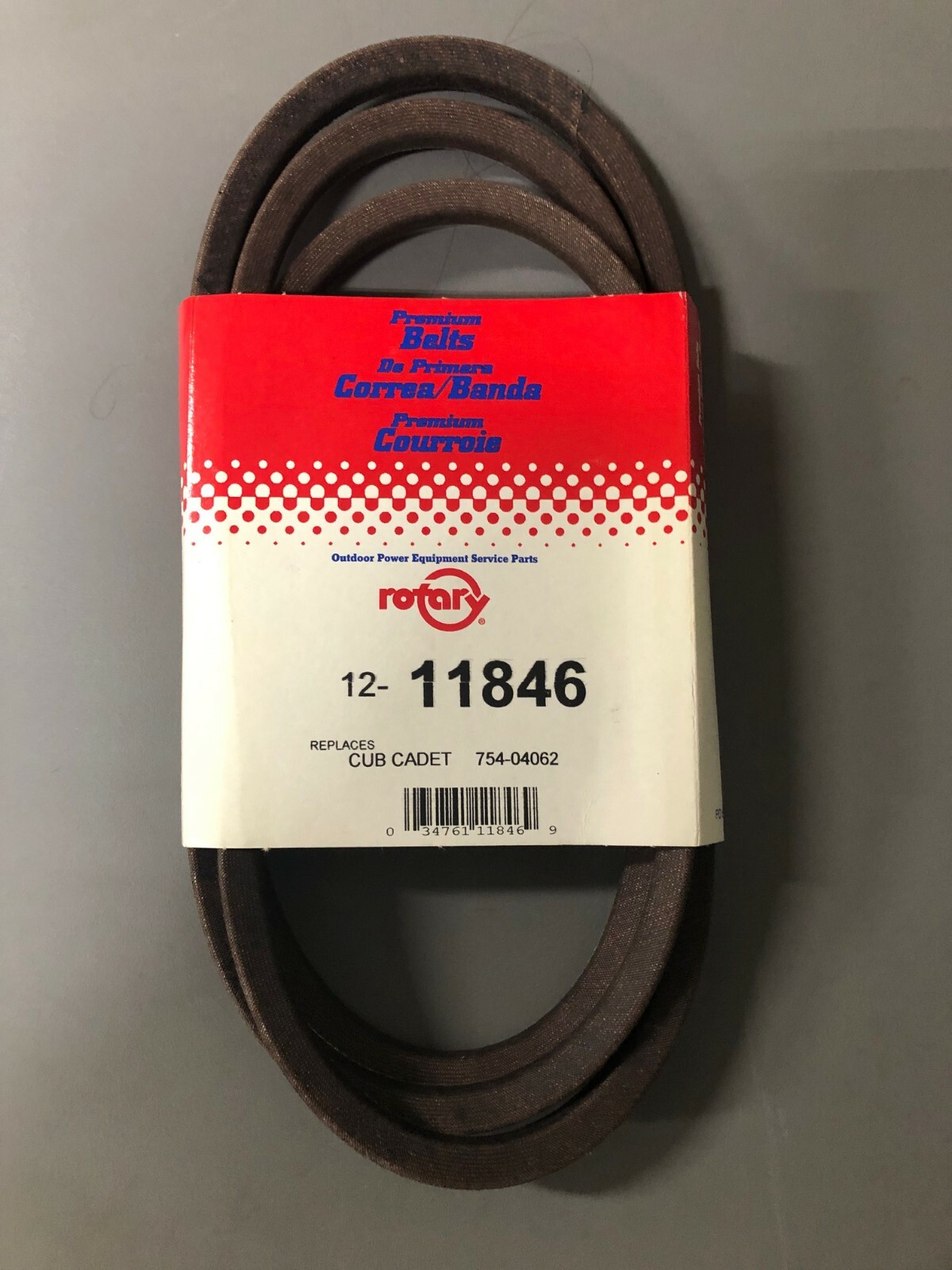 Correa Dentada Original MTD CUB CADET 754-04136 Cuchillas De Tracto De C Sped