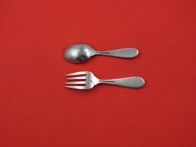 Bridal Bouquet by Alvin Sterling Silver Baby Set 2-piece 3 7/8