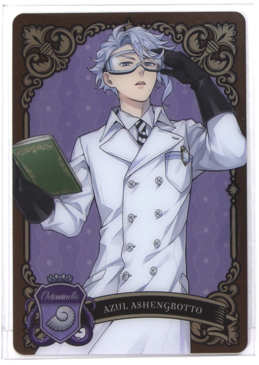 Disney Twisted Wonderland Metal Card J3-04 Azul Ashengrotto BANDAI