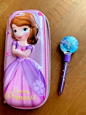 Neu! -  Sofia the first Stiftemäppchen + Miss Melody Kugelschreiber 