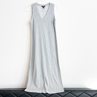 slim fit dress slacks Dries Van Noten grey sleeveless knit dress main image 1