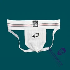 Philadelphia Eagles custom embroidery mens white athletic supporter jockstrap