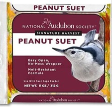  3 Pack National Audubon Society 11 oz., 312G Signature Harvest Peanut Suet