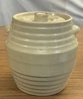 Red Wing Cookie Jar Stoneware Crock Lug Ear Handles w/Lid