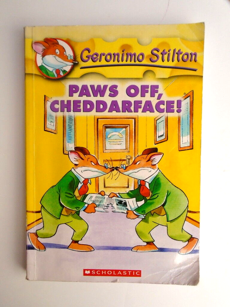 Book PAWS OFF, CHEDDARFACE- Geronimo Stilton - VERY GOOD