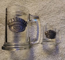 Jack Daniels Old #7 Whiskey Beer Stein & Pewt...
