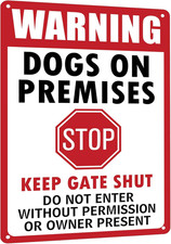 Beware of Dog Signs for Fence, Beware of Dog Sign, Do Not Enter Sign, Dog on Pre