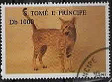 1995. Afrique Sao Tomé et Principe. Chiens et chats. N°1264E.