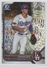 2022 Bowman Draft Chrome Sparkle Refractor Sean McLain #BDC-50 10b5
