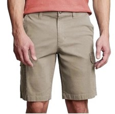 Copper  Oak Men's Venture Ripstop 10  Inseam Cargo Shorts, Tan, Size 42. NWT