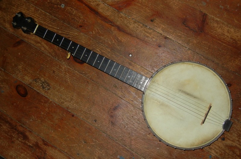 Vtg Vega Two Star 5 String Openback Banjo Boston Era Mahogany Old Time w Case