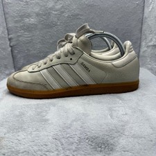 Adidas Samba OG Wonder White Gum Leather Sneakers IE7013 Mens 8 Womens 9