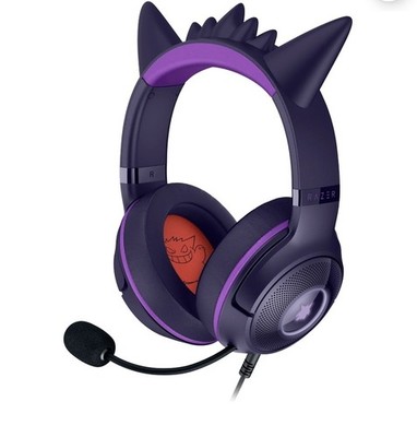 Razer Kraken Kitty V2 Pokemon Gengar Edition Gaming Headset
