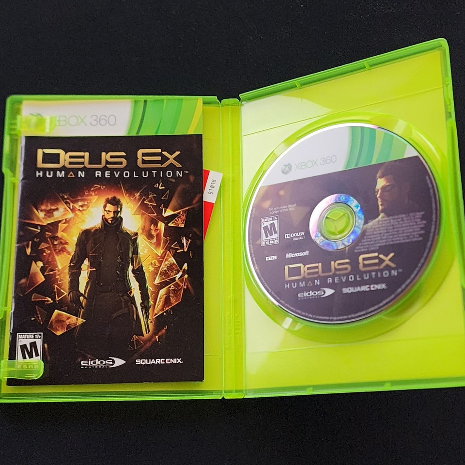 Deus Ex: Human Revolution (Xbox 360) CIB COMPLETE & TESTED | eBay