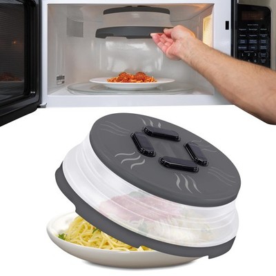 Hover Cover Magnetic Microwave Splatter Cover Collapsible Microwave Cover For