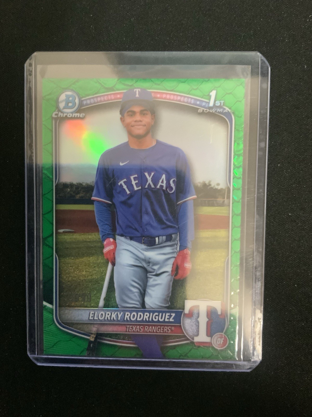 2025 Bowman Chrome # BCP-186 Elorky Rodriguez Green Reptilian  #29/ 99