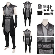 Smoke Cosplay Costume Halloween Mortal 11 Game Kombat Smoke Battle fullSuit