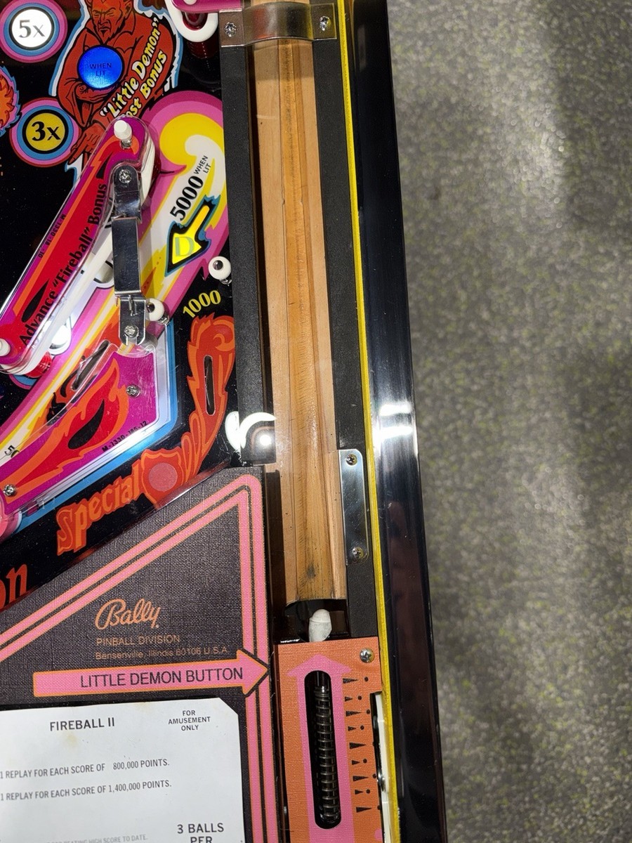 Fireball II Pinball Machine Bally 1981 Orange County Pinballs Free