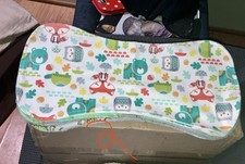 Handmade Machine-Sewn Absorbent Contoured Baby Burp Cloth, Diaper Cloth Back