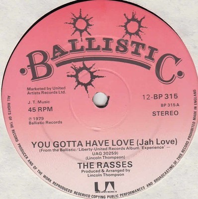 The Royal Rasses - You Gotta Have Love (Jah Love) (12'')