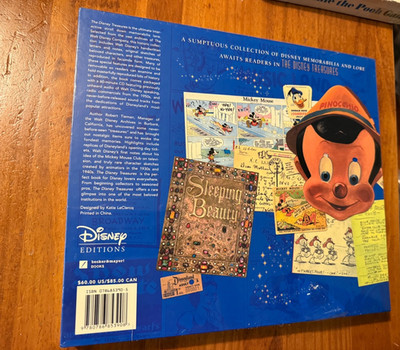 New The Disney Treasures Book by Robert Tieman Memorabilia & Audio CD