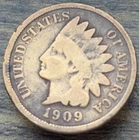 1909 Indian Head Penny Cent **1092 Cleaned