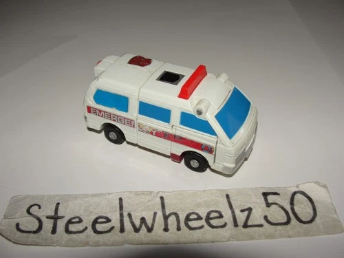 Vintage Transformers G1 First Aid Figure 1986 Defensor Protectobot Ambulance HTF