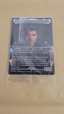Zack Fair Magic The Gathering Karte - Final Fantasy VII Rebirth Switch 2 Promo