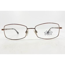Luxottica LU 2263 T1126 Brown Metal Eyeglasses Frames 53-17-135 Womens