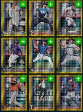 [DIGITAL] Topps Bunt - Topps Chrome 25 S1 - Gold Geometric Base - A to J - Pick