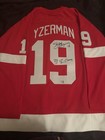 Steve Yzerman Signed Detroit Red Wings Jersey And Inscribed 3X SC Champion — photo 1