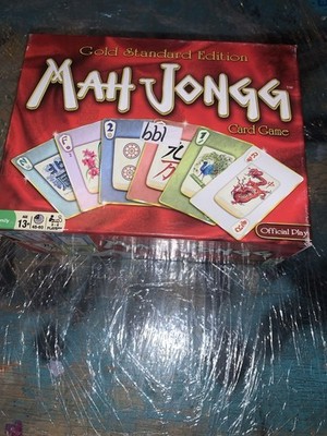 New Sealed Mah Jongg Card Game Gold Standard Edition Winning Moves Games NIB