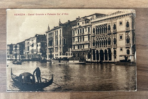 WW1 Postcard. Soldier Writes Home. Venice, Italy To Parkstone via Dorchester