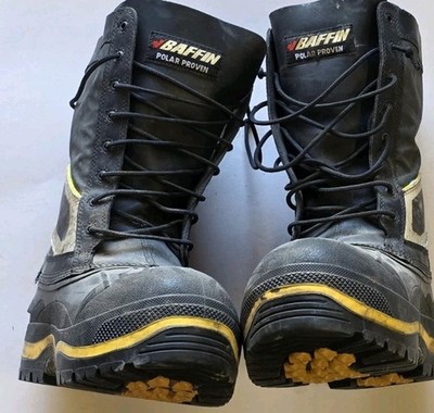 Baffin Control Max Insulated Winter Boots Men s Size 11 Black Yellow Product...