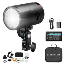 Flashpoint XPLOR 100 Pro II R2 TTL Pocket Flash Black , with Round Head Accesso