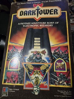 Vintage DARK TOWER Board Game 100% COMPLETE Tested and Working Tower