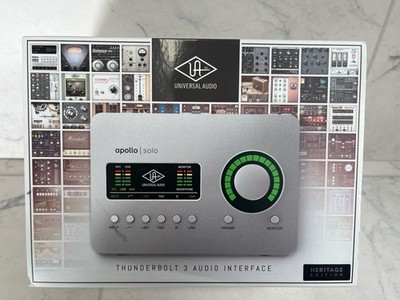 Universal Audio Apollo Solo Heritage Edition Thunderbolt 3 Audio Int (A1G011500)