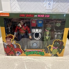 NECA Teenage Mutant Ninja Turtles Dirk Savage & Mona Lisa 2-Pack