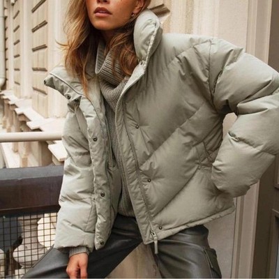 Aritzia Wilfred The Cloud Puff Basil Green Size 2XS