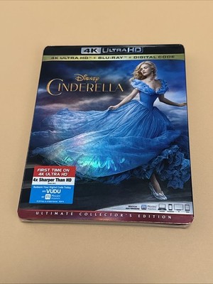 Cinderella (4K Ultra HD, 2015) With Slipcover Brand New Sealed