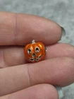 THOMAS SABO 925 SILVER & ENAMEL PUMPKIN CHARM